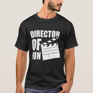 Director of Fun Clapperboard Spaß Party T-Shirt