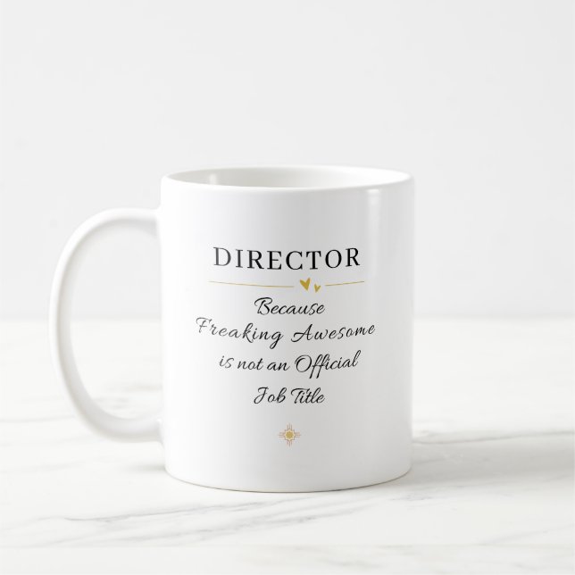 Director Office Quote Kaffeetasse (Links)