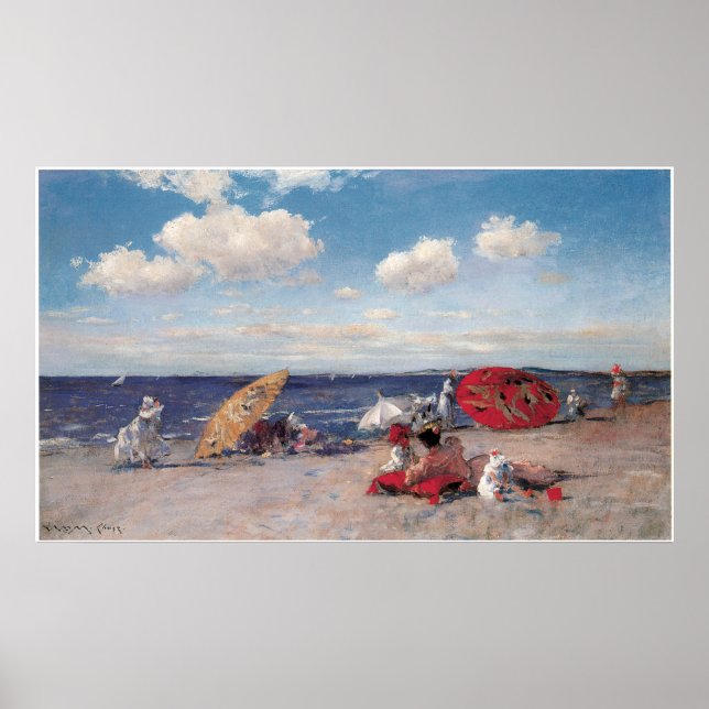 Direkt am Meer, 1892 Poster (Vorne)