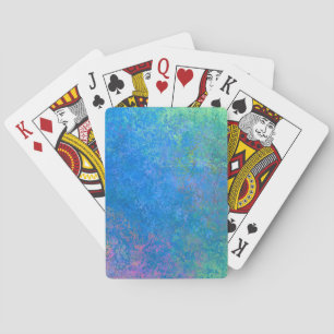 Direkt am Meer Alkoholtink, Abstrakter Acrylpour Spielkarten