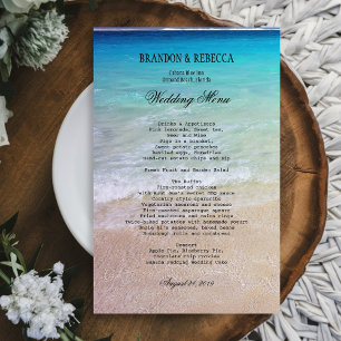 Direkt am Meer gelegenes Hochzeitmenü