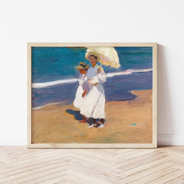 Direkt am Meer | Joaquín Sorolla Poster (Von Creator hochgeladen)