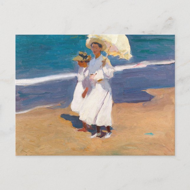 Direkt am Meer | Joaquín Sorolla Postkarte (Vorderseite)