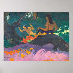 Direkt am Meer - Paul Gauguin Kunst Poster