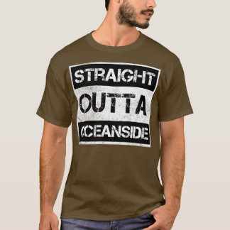 Direkt am Ozean California Vintage Distanz T-Shirt