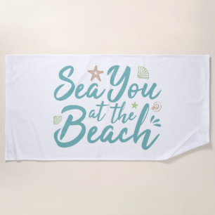 Direkt am Strand Strandtuch