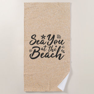 Direkt am Strand Strandtuch