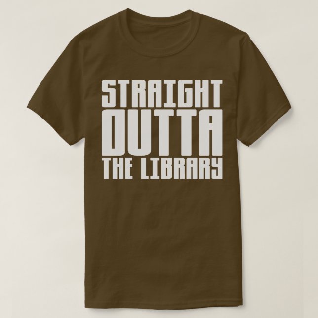Direkt an der Bibliothek T-Shirt (Design vorne)