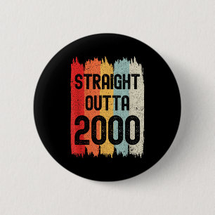 Direkt aus 2000 Lustiger Retro-Geburtstag Awesome Button