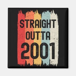 Direkt aus 2001 Lustiger Retro-Geburtstag Awesome Magnet