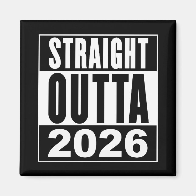 Direkt aus 2026 magnet (Vorne)