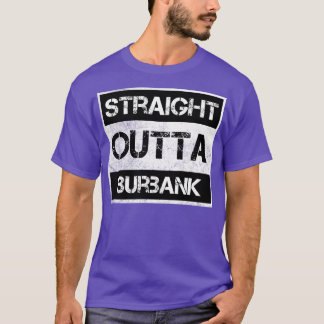 Direkt aus Burbank Kalifornien Vintage Distress T-Shirt