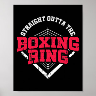 Direkt aus dem Boxring Mma Kickboxen Boxi Poster