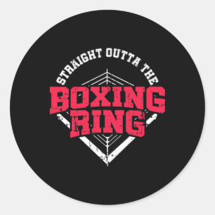 Direkt aus dem Boxring Mma Kickboxen Boxi Runder Aufkleber