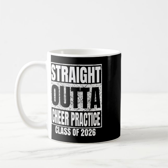 Direkt aus dem Cheer-Training Absolvent Cl 2026 Gr Kaffeetasse (Links)