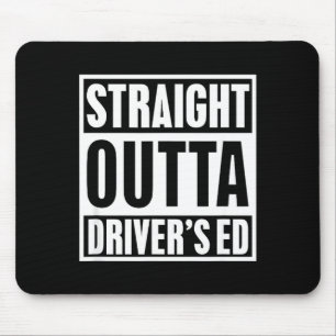 Direkt aus dem Fahrunterricht Lustiger Fahranfänge Mousepad