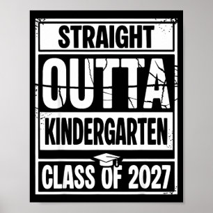 Direkt aus dem Kindergarten-Abschlussjahrgang Poster