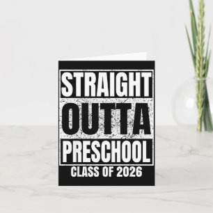 Direkt aus dem Kindergarten Abschlussklasse 2026 Karte