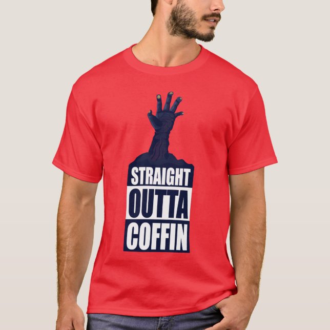 Direkt aus dem Sarg Geschenk T-Shirt (Vorderseite)