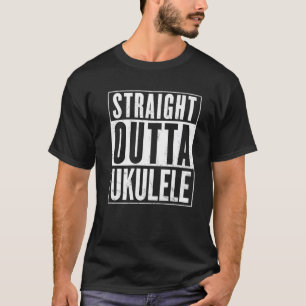 Direkt aus dem Ukulele Vintage Abgenutzt Lustig T-Shirt