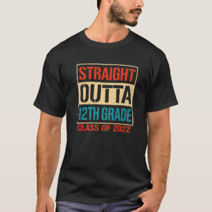 Direkt aus der 12. Klasse Lustige Klasse von 2022 T-Shirt