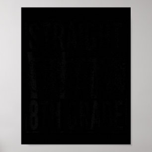 Direkt aus der 8. Klasse 2026 Absolvent Poster