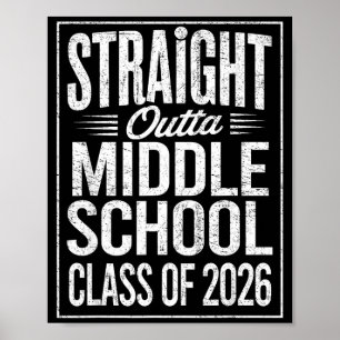Direkt aus der Abschlussklasse der Mittelschule Poster