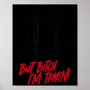 Direkt aus der Form, aber ich versuche es im Fitne Poster