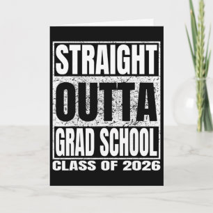 Direkt aus der Graduiertenschule Lustig Cl 2026 Gr Karte