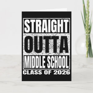 Direkt aus der Mittelschule Lustig 2026 Mittlere G Karte