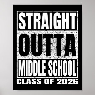 Direkt aus der Mittelschule Lustig 2026 Mittlere G Poster
