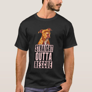 Direkt aus der Rettung Pit Bulls Männer Frauen Tee