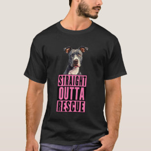 Direkt aus der Rettung Pit Bulls Männer Frauen Tee