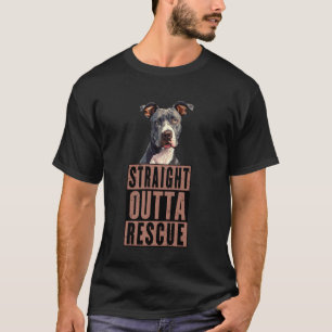 Direkt aus der Rettungsgrube Pitbulls Männer Fraue T-Shirt