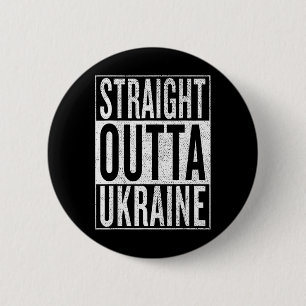 Direkt aus der Ukraine Tolle Reise- und Geschenkid Button