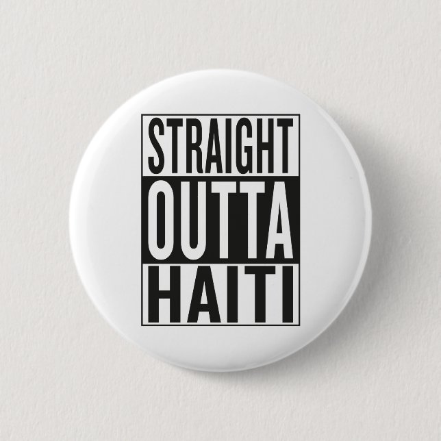 direkt aus Haiti Button (Vorderseite)