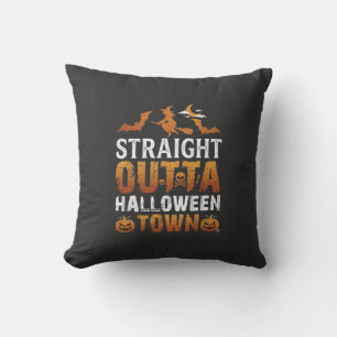 Direkt aus Halloween Town Hexenmond Fledermäuse Pu Kissen