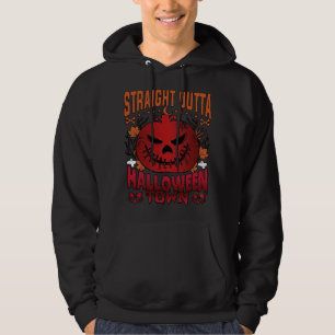 Direkt aus Halloween Town Rote Kürbis-Geister L Hoodie