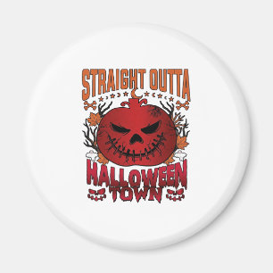 Direkt aus Halloween Town Rote Kürbis-Geister L Magnet
