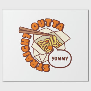 Direkt aus leckeren Ramen-Nudeln Geschenkpapier