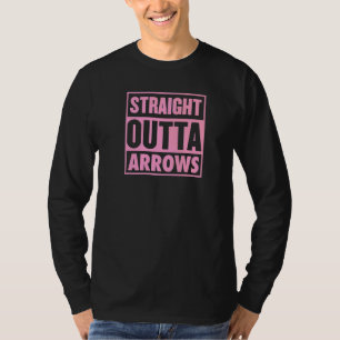 Direkt aus Pfeilen Bogen und Pfeil Bogenschießen   T-Shirt