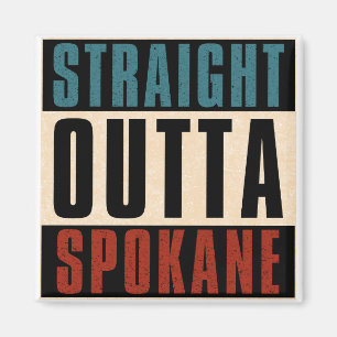 Direkt aus Spokane Washington WA Magnet