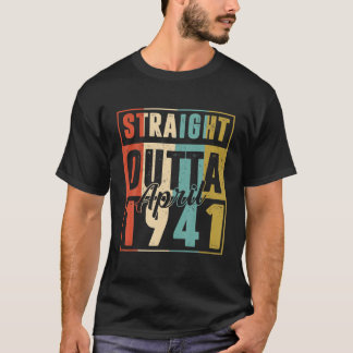 Direkt außerhalb April 1941 Vintag Männer Frauen 8 T-Shirt