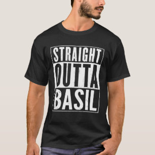 Direkt außerhalb Basil Funny T-Shirt