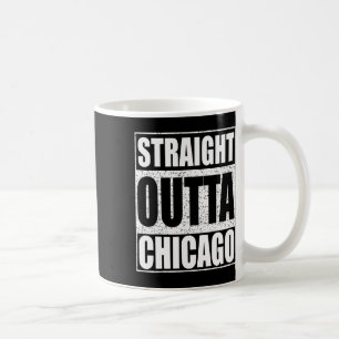 Direkt außerhalb Chicago Illinois Staat Kaffeetasse