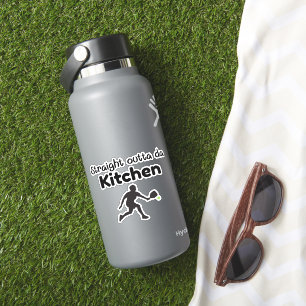 Direkt außerhalb Da Kitchen - Pickleball Spaß Aufkleber