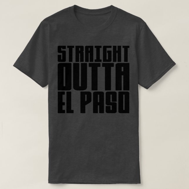 Direkt außerhalb El Paso T-Shirt (Design vorne)