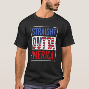 Direkt außerhalb von Merica 4. Juli T-Shirt