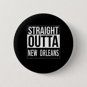 Direkt außerhalb von New Orleans - US-amerikanisch Button