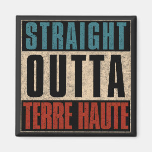 Direkt außerhalb von Terre Haute Indiana Magnet